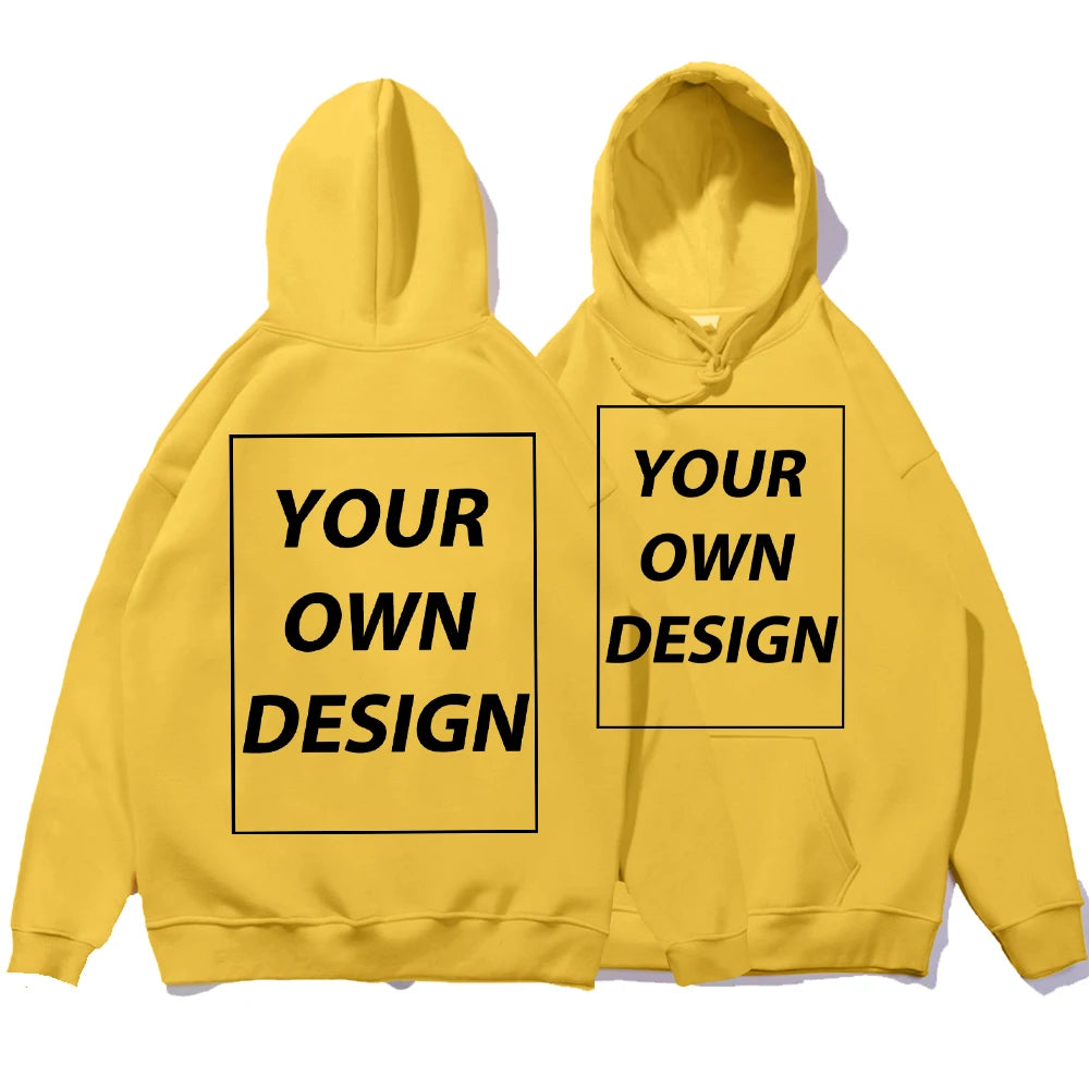 YKRON Custom DIY Print Streetwear Pullover Hoodie