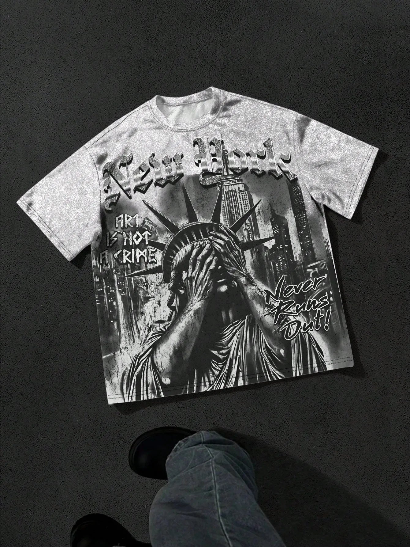 YKRON 3D Pattern Print Summer Tee