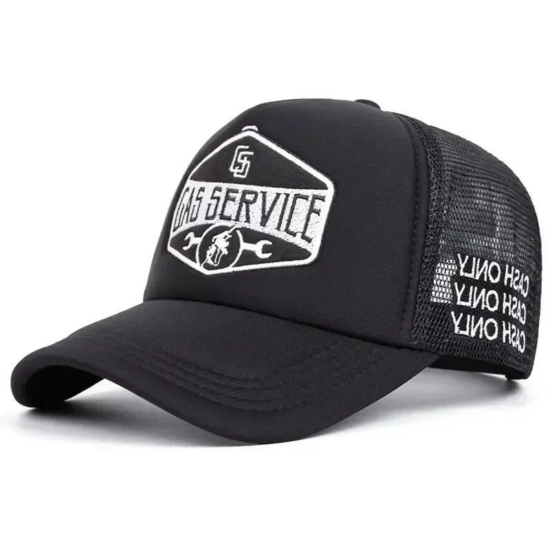 YKRON Embroidered Five Star Trucker Hat