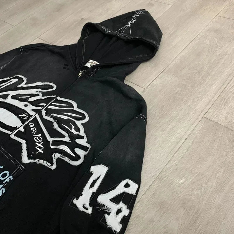 YKRON Vale Zip-Up Cardigan Hoodie