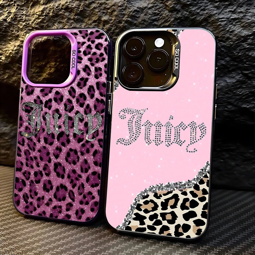 YKRON Juicy Couture Matte Phone Case