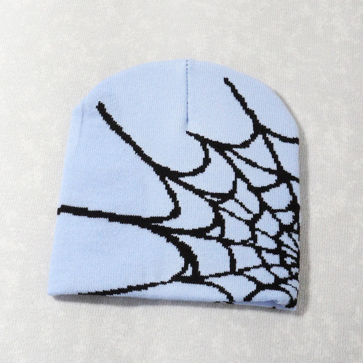 YKRON Spider Web Knit Y2K Beanie
