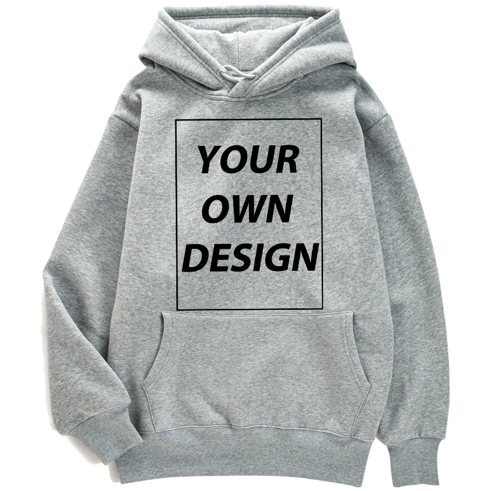 YKRON Custom DIY Print Streetwear Pullover Hoodie