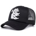YKRON Flame Star Mesh Snapback Hat