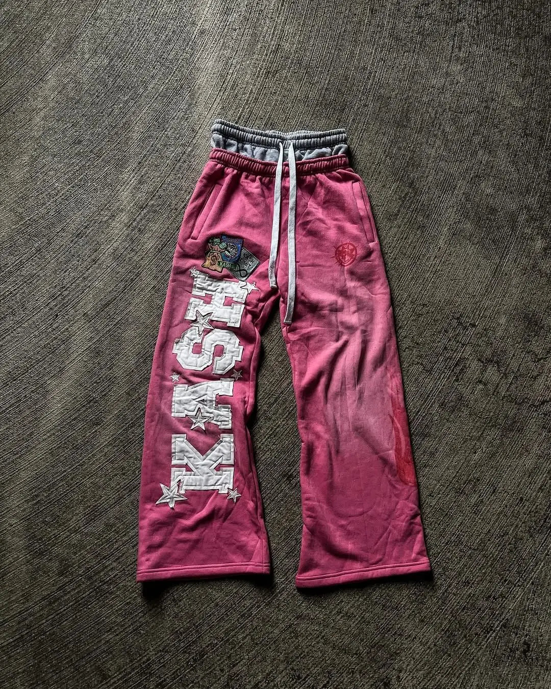 YKRON High Street Embroidered Casual Pants