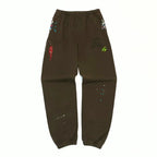 YKRON Hand-Drawn Letter Print Casual Sweatpants