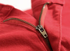YKRON Y2K Distressed Red Hip Hop Jeans