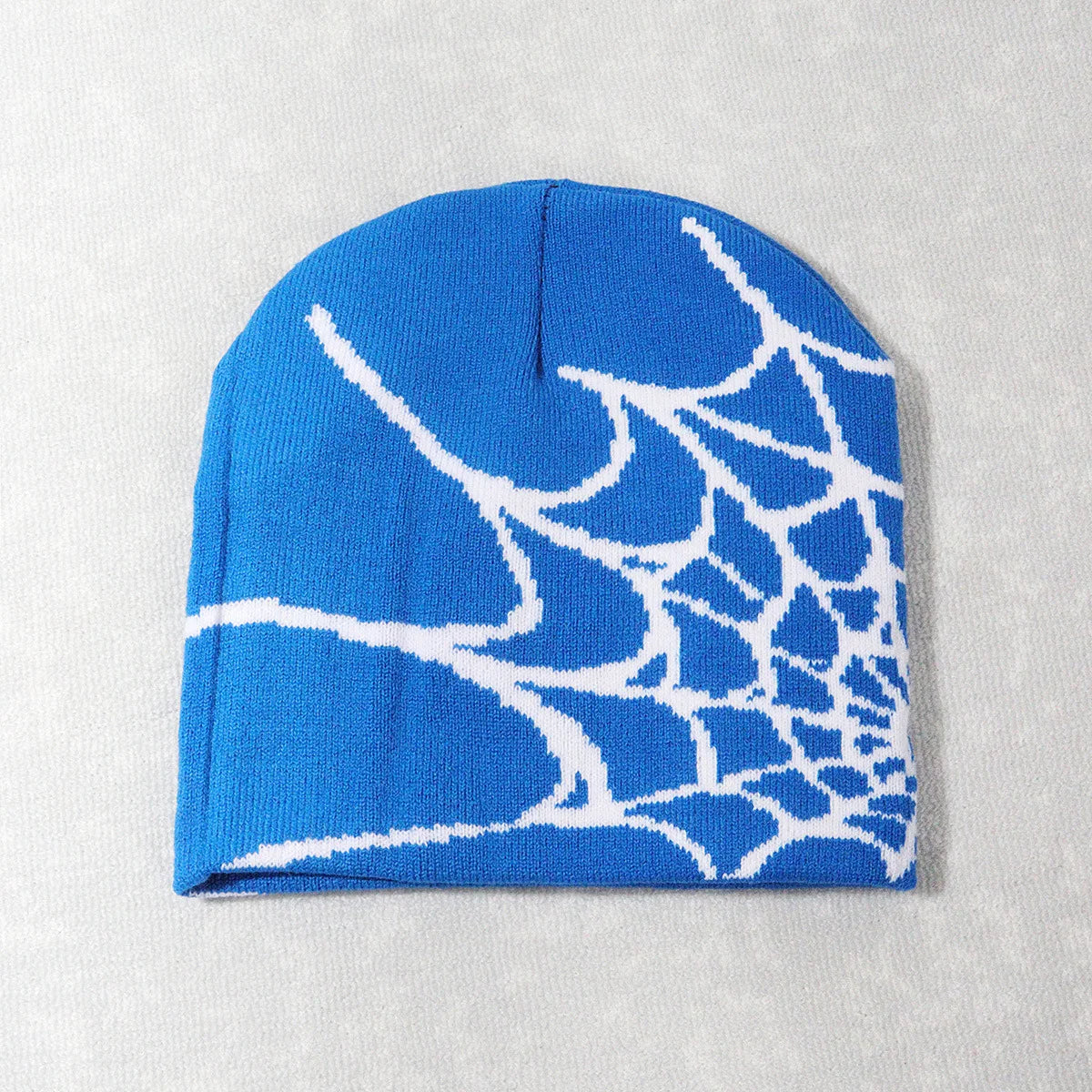 YKRON Spider Web Knit Y2K Beanie
