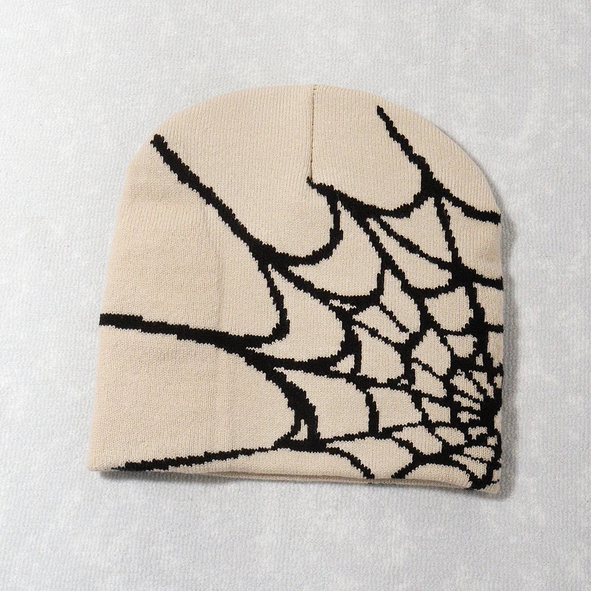 YKRON Spider Web Knit Y2K Beanie