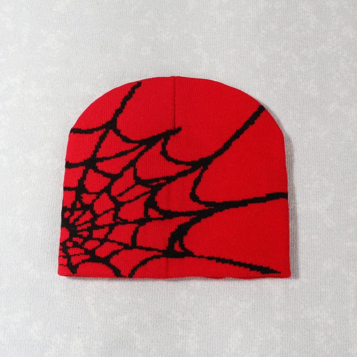 YKRON Spider Web Knit Y2K Beanie