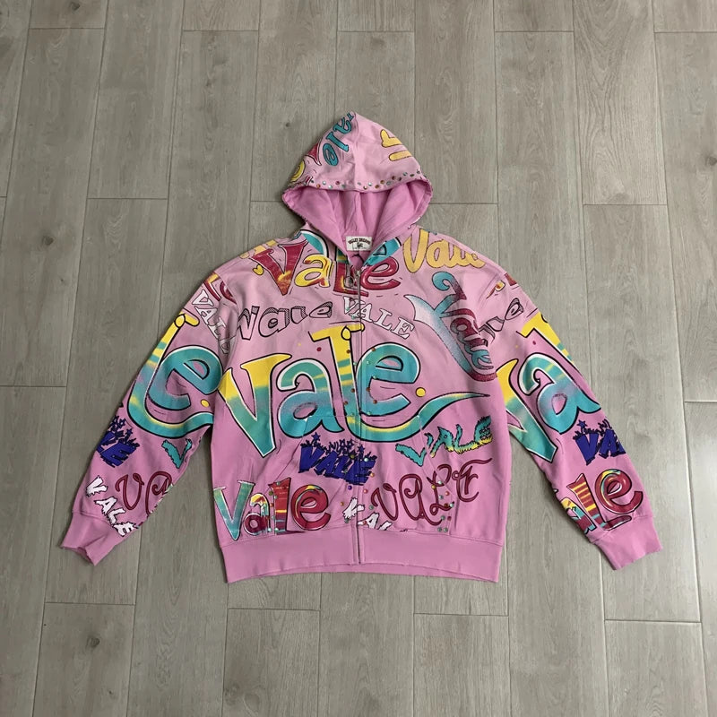 YKRON Vale Zip-Up Cardigan Hoodie
