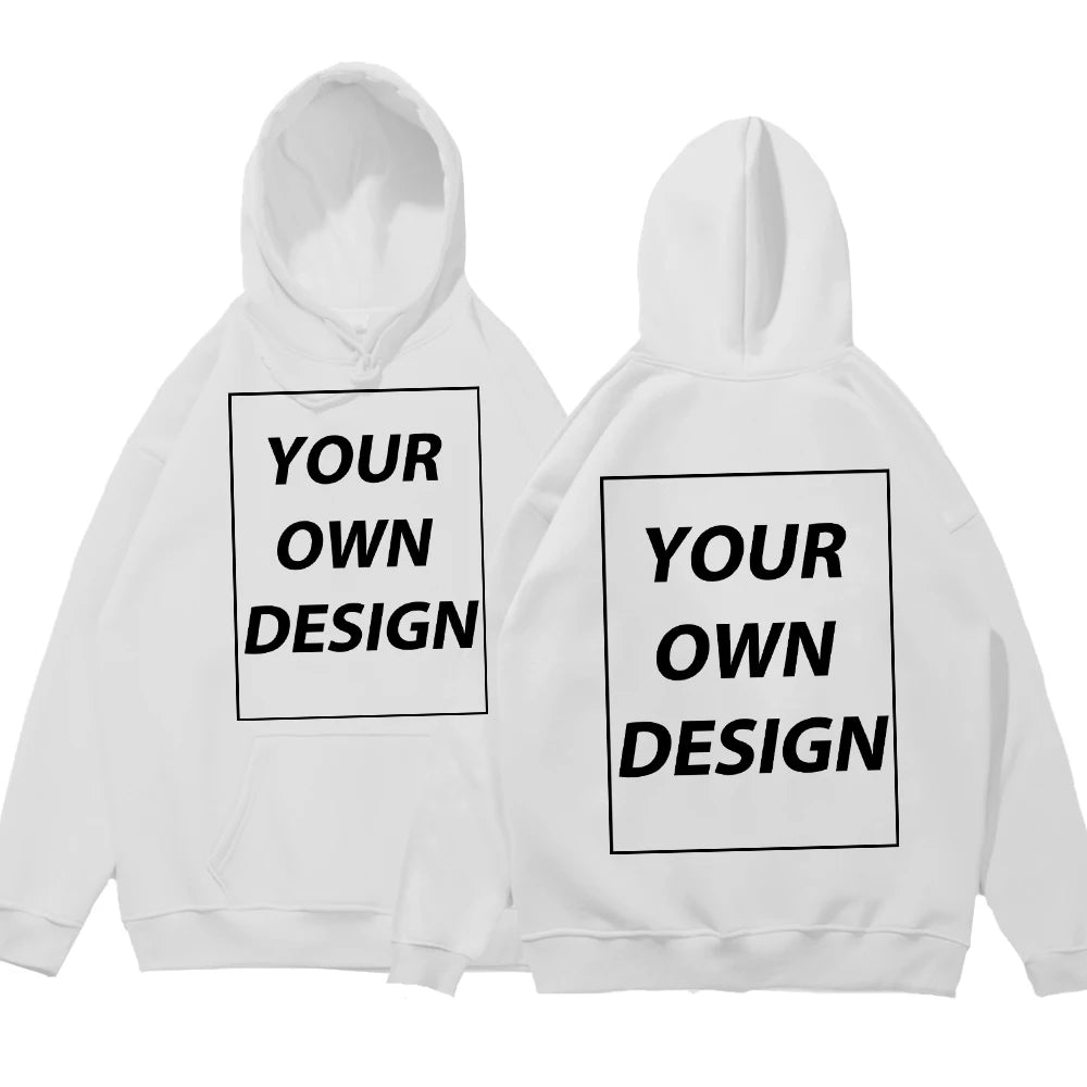YKRON Custom DIY Print Streetwear Pullover Hoodie