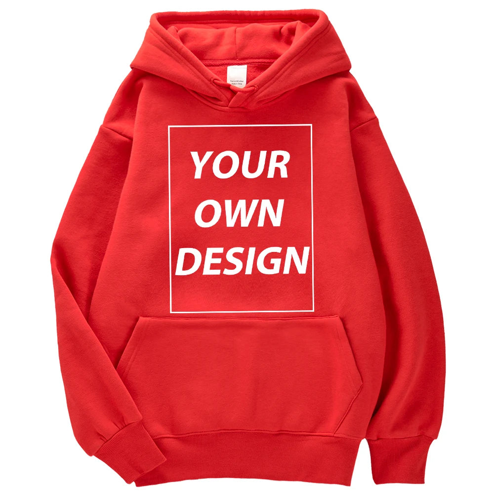 YKRON Custom DIY Print Streetwear Pullover Hoodie