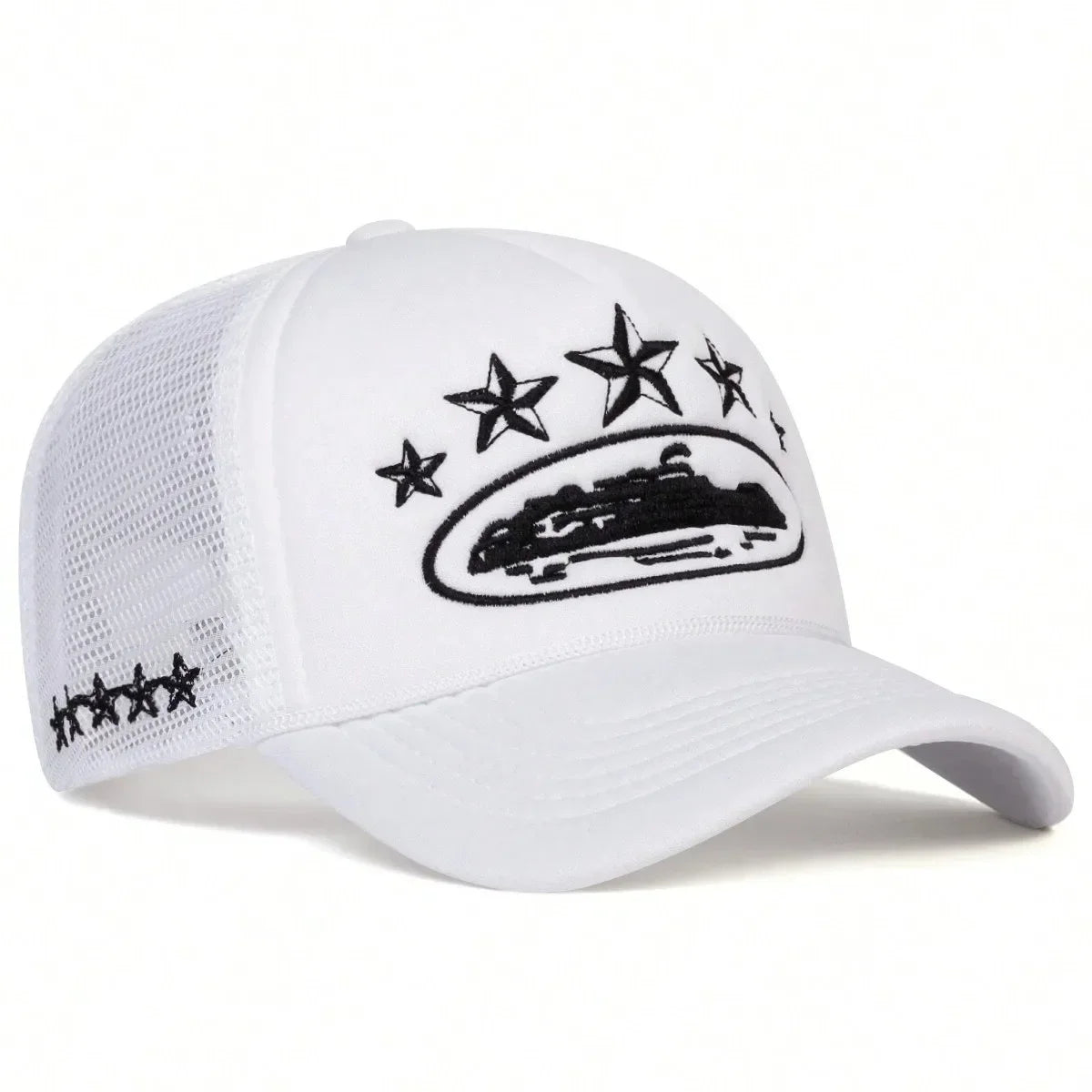 YKRON Embroidered Five Star Trucker Hat