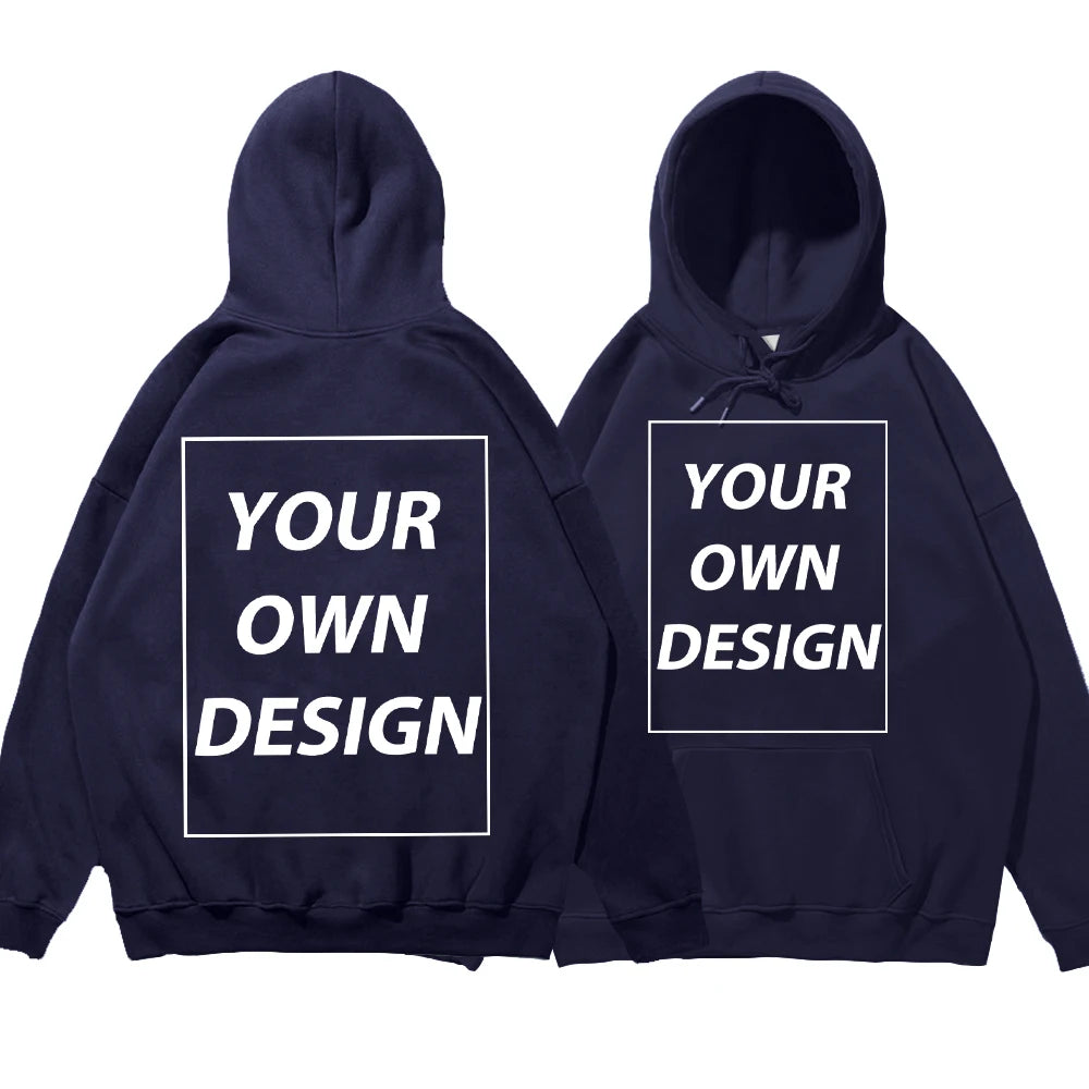 YKRON Custom DIY Print Streetwear Pullover Hoodie