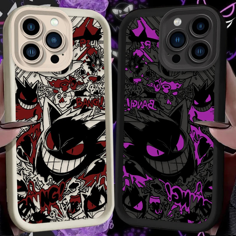 YKRON Pokemon Gengar Graffiti Phone Case