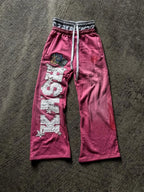 YKRON High Street Embroidered Casual Pants