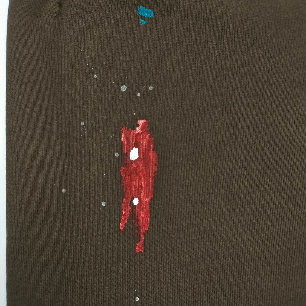 YKRON Hand-Drawn Letter Print Casual Sweatpants