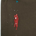 YKRON Hand-Drawn Letter Print Casual Sweatpants