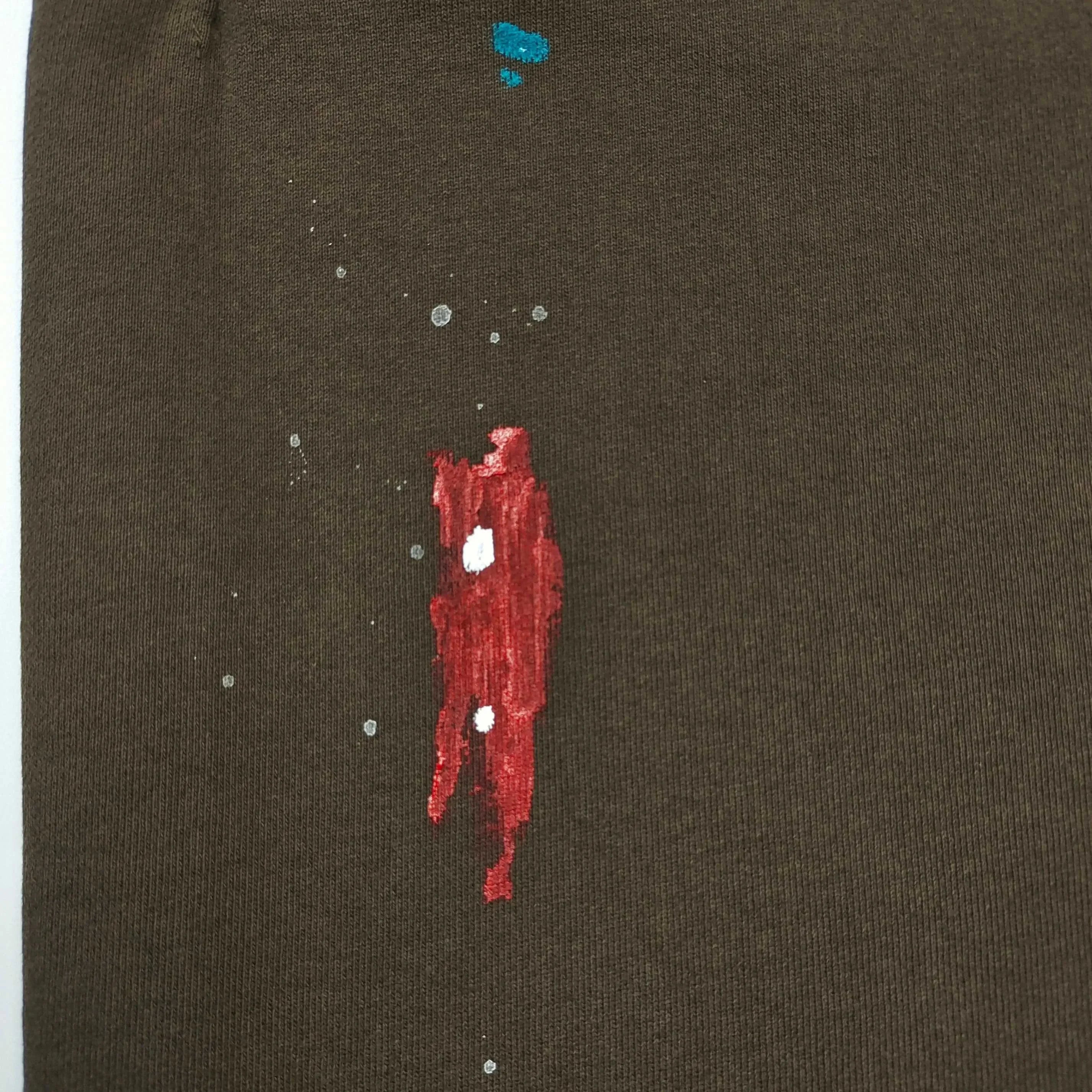 YKRON Hand-Drawn Letter Print Casual Sweatpants