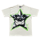 YKRON Hellstar Smiling Star Rhinestone Tee