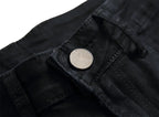 YKRON Y2K Distressed Red Hip Hop Jeans