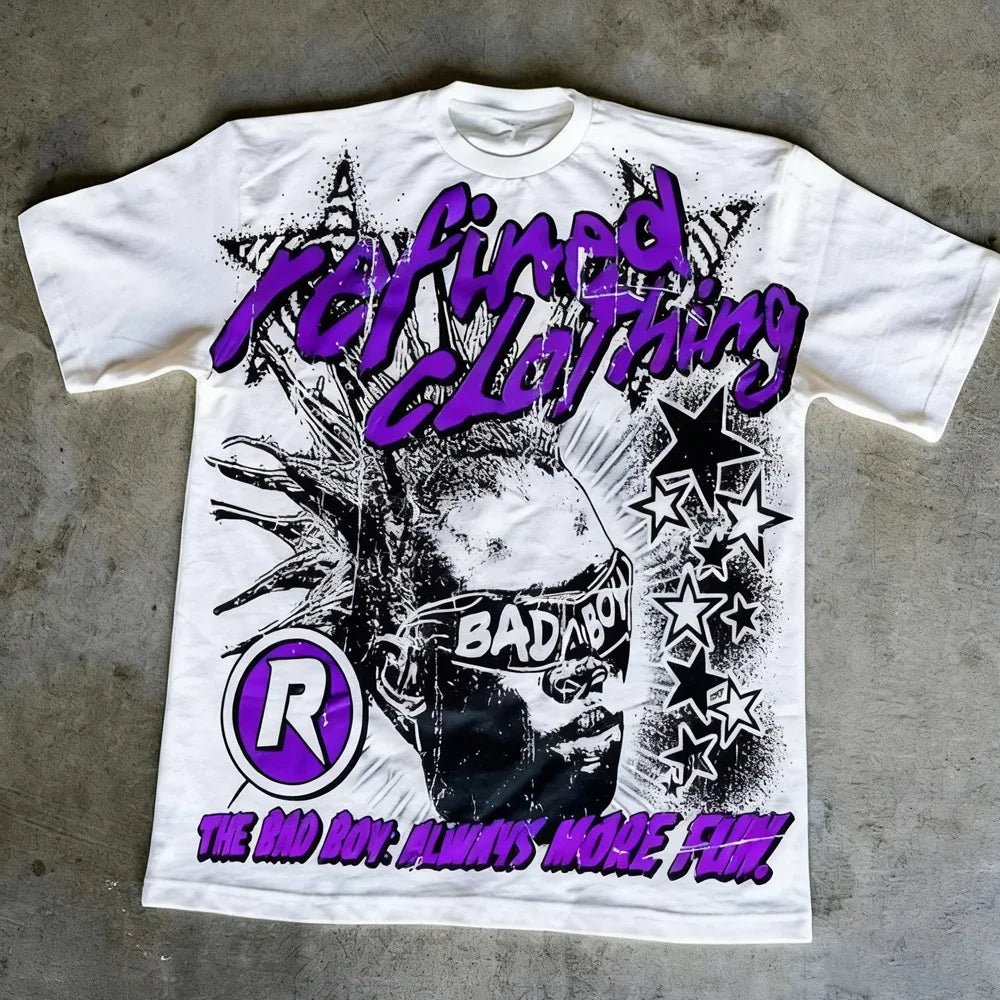 YKRON Harajuku Y2K Oversized Tee
