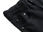 YKRON Y2K Distressed Red Hip Hop Jeans