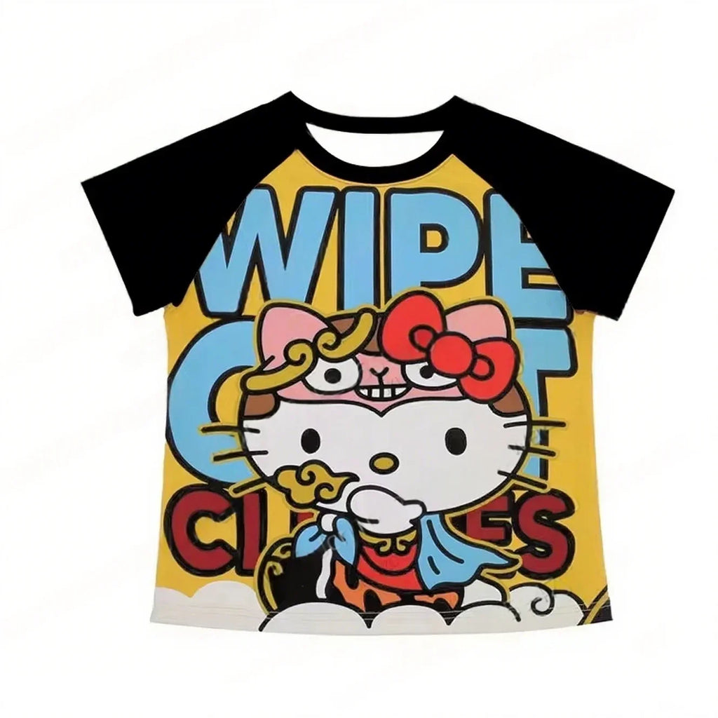 YKRON Hello Kitty Anime Graphic Tee