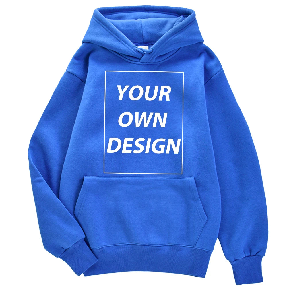 YKRON Custom DIY Print Streetwear Pullover Hoodie