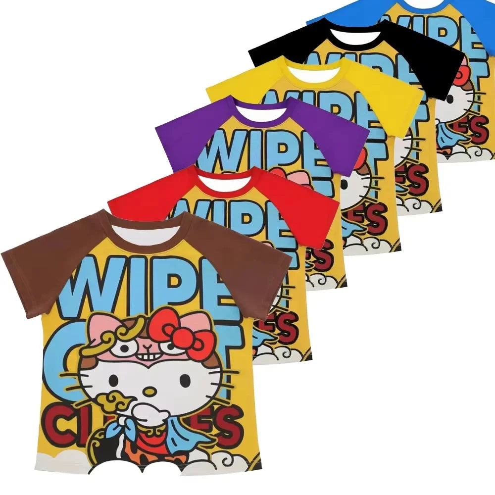 YKRON Hello Kitty Anime Graphic Tee