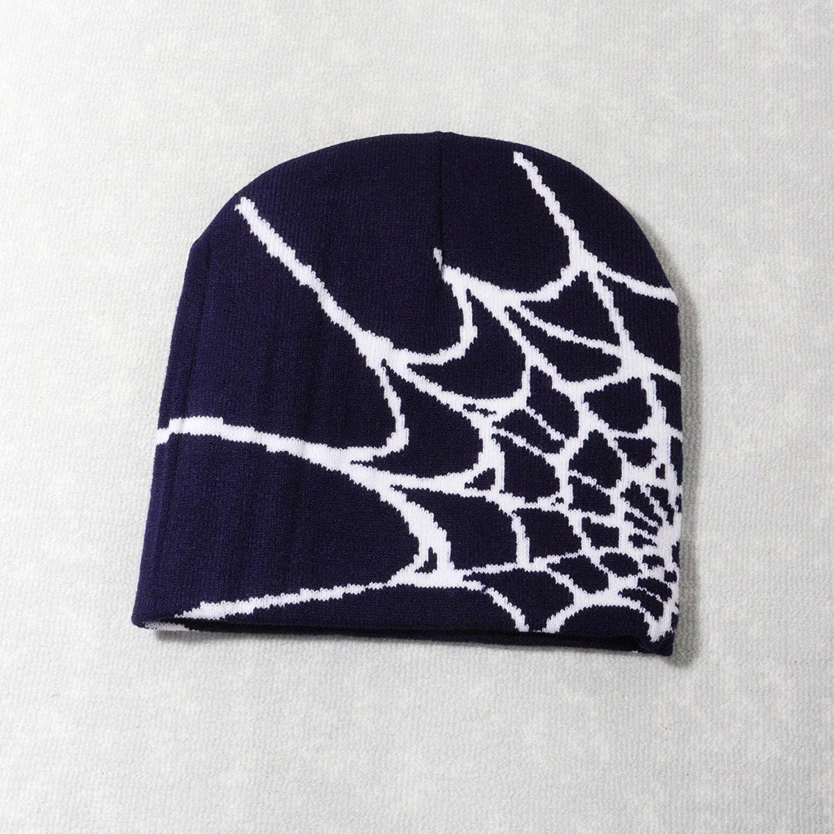 YKRON Spider Web Knit Y2K Beanie