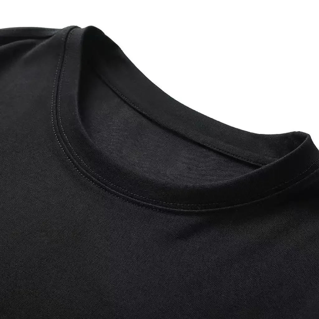 YKRON Abstract Face Oversized Streetwear Tee