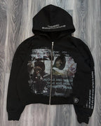 YKRON Harajuku Gothic Oversized Hoodie
