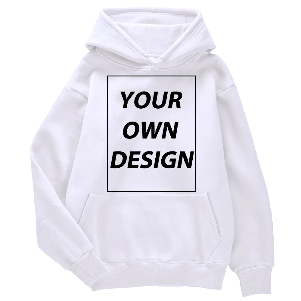 YKRON Custom DIY Print Streetwear Pullover Hoodie