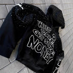 YKRON Y2K Retro Letter Zip Hoodie