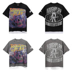 YKRON Rough Play Diamond Short Sleeve Oversized Tee