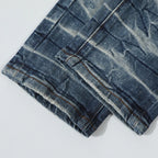 YKRON Retro Light Blue Y2K Hip Hop Jeans