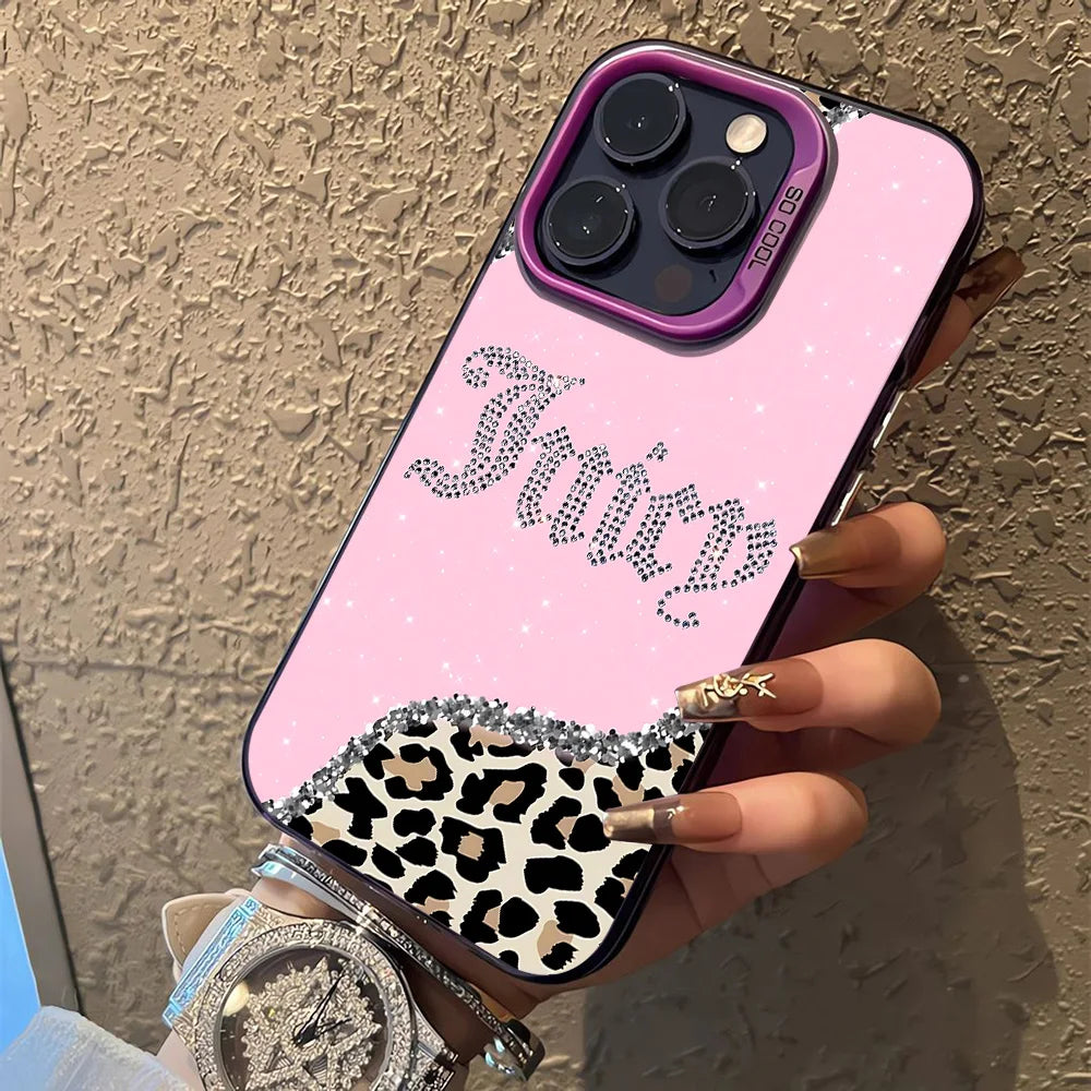 YKRON Juicy Couture Matte Phone Case