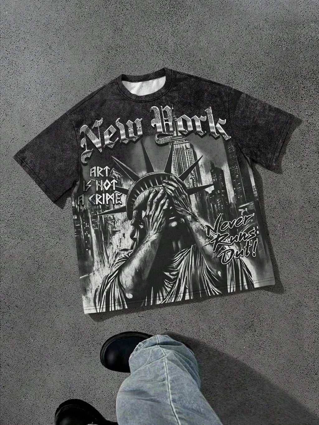 YKRON 3D Pattern Print Summer Tee