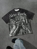YKRON 3D Pattern Print Summer Tee