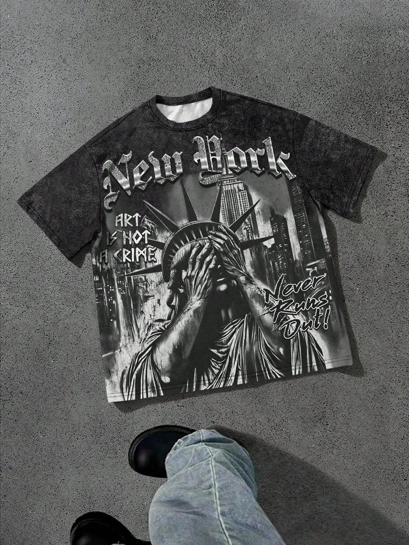 YKRON 3D Pattern Print Summer Tee