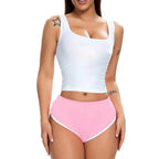 YKRON Women's Casual Stretch Yoga Shorts