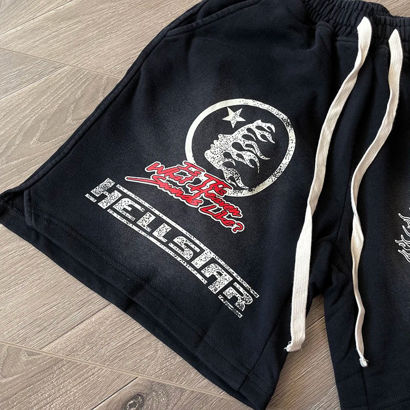 YKRON Hellstar Casual Sports Shorts