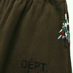 YKRON Hand-Drawn Letter Print Casual Sweatpants