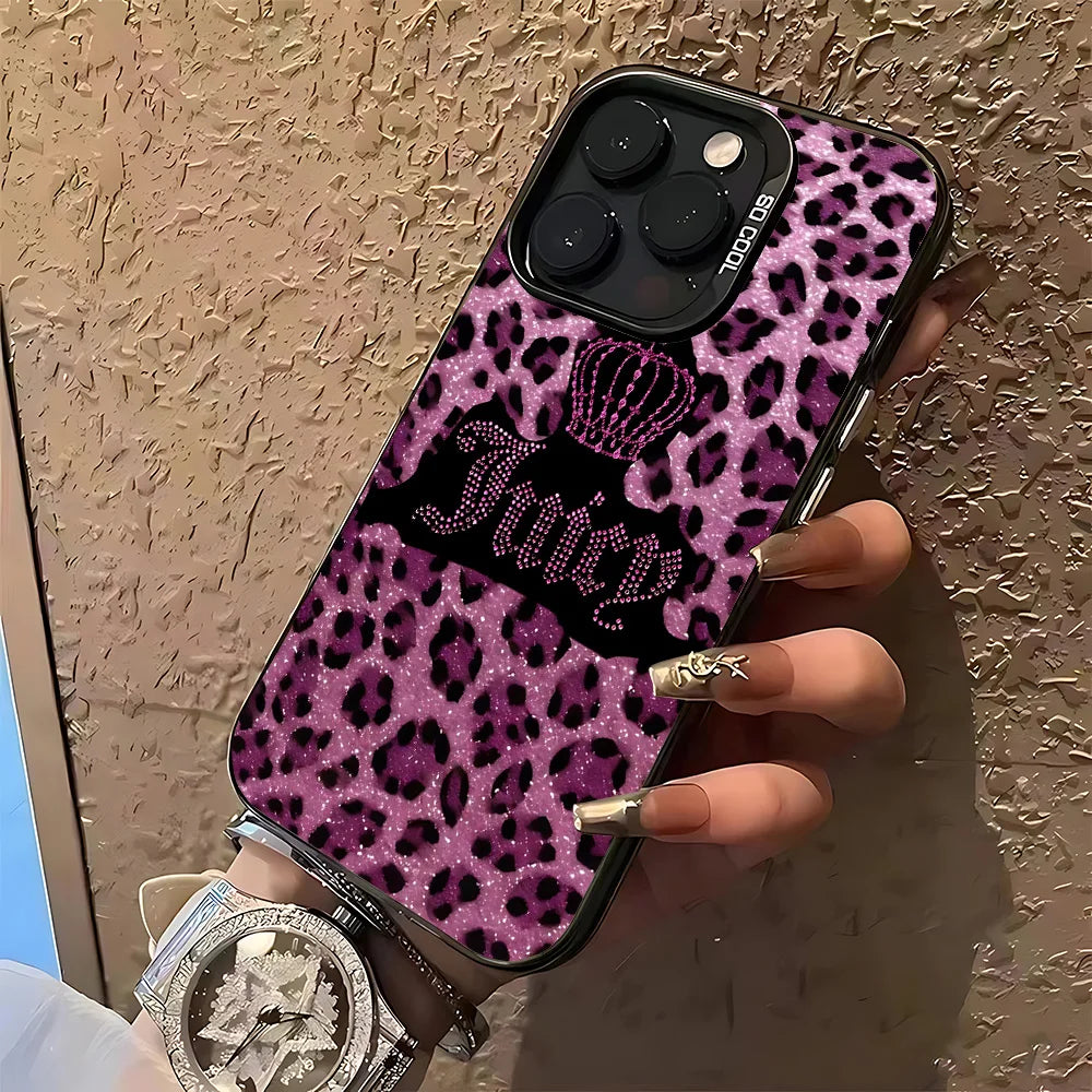 YKRON Juicy Couture Matte Phone Case