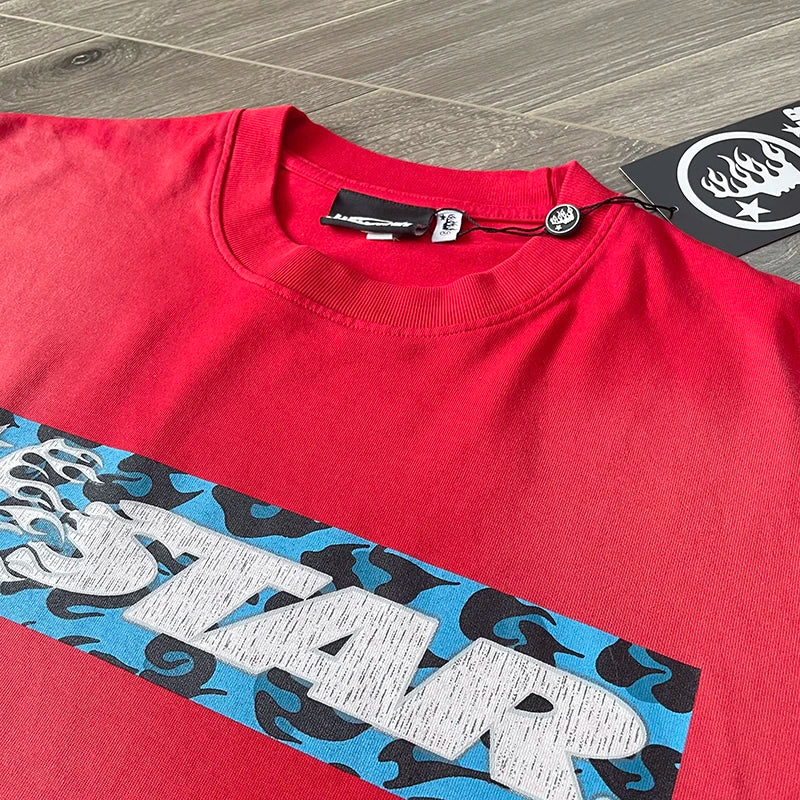 YKRON Hellstar Washed Cotton Tee