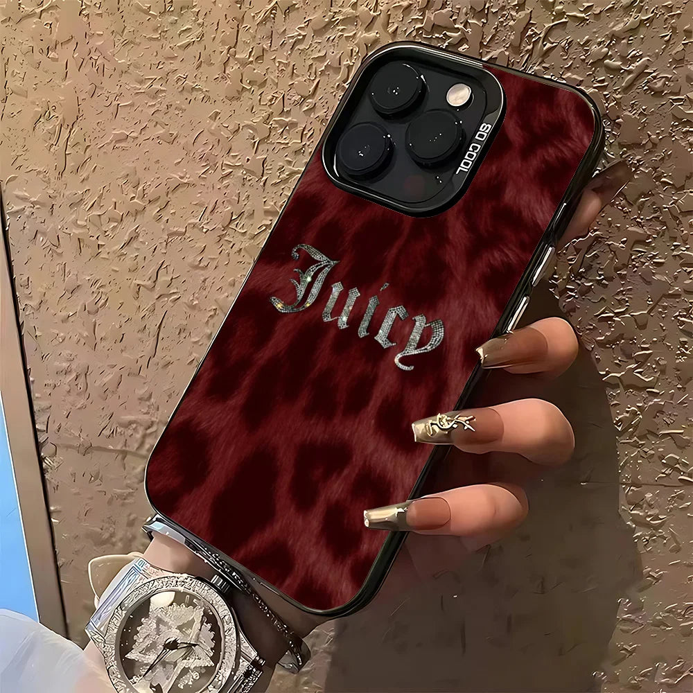 YKRON Juicy Couture Matte Phone Case