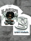 YKRON Angel Print Breathable Street Tee