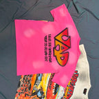 YKRON Rhinestone Letter Hip Hop Oversized Tee